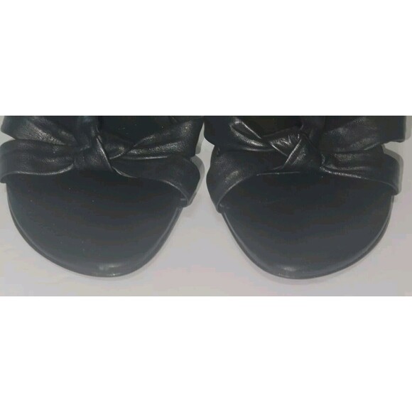 Aldo Womens Stilettos Black Leather Strappy Knot Heels Size 7.5 (38) No Box - Picture 13 of 16